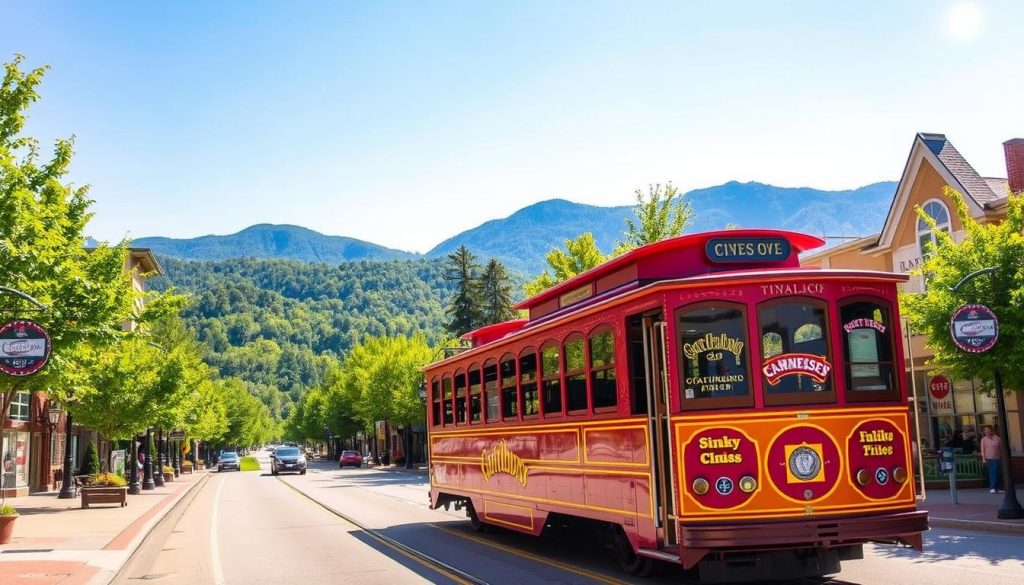 Gatlinburg trolley