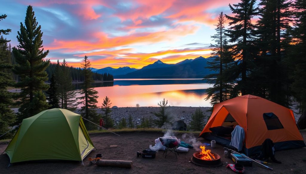 Georgetown Lake camping