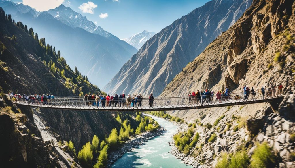 Gilgit-Baltistan hanging bridges