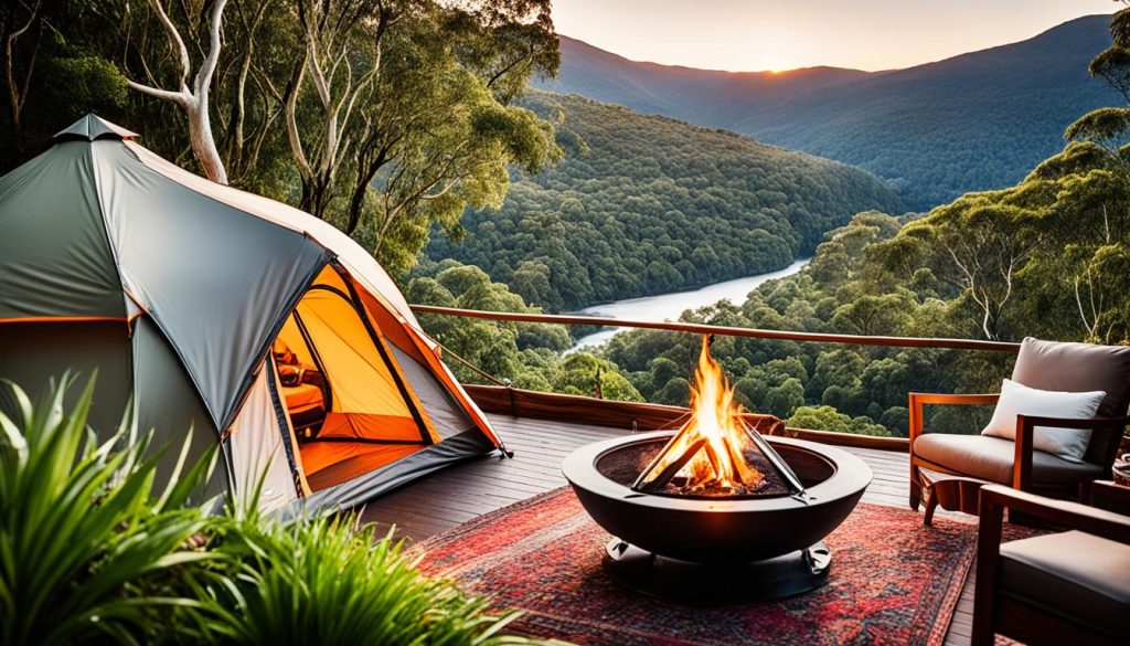 Glamping in Lamington National Park