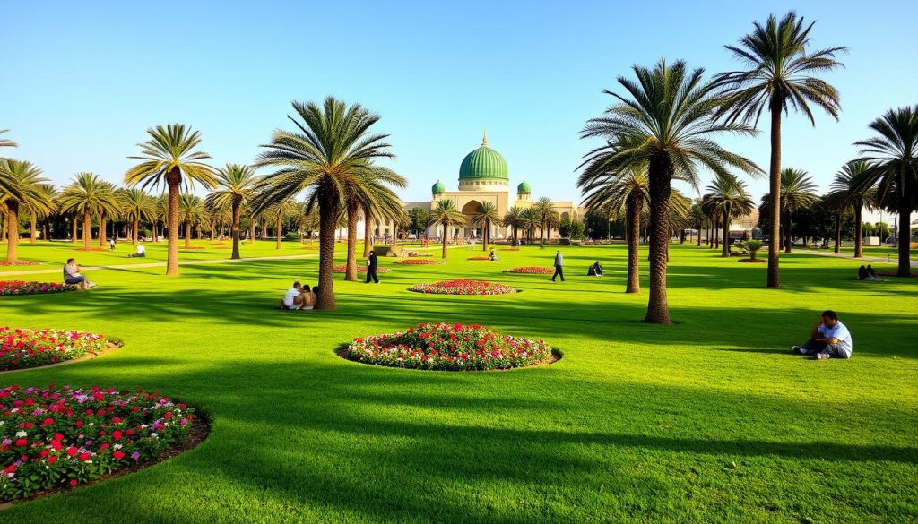 Green Dome Park in Madinah