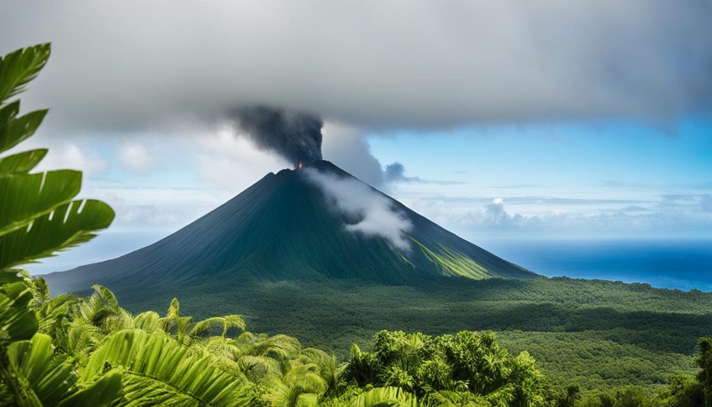 Guadeloupe volcano