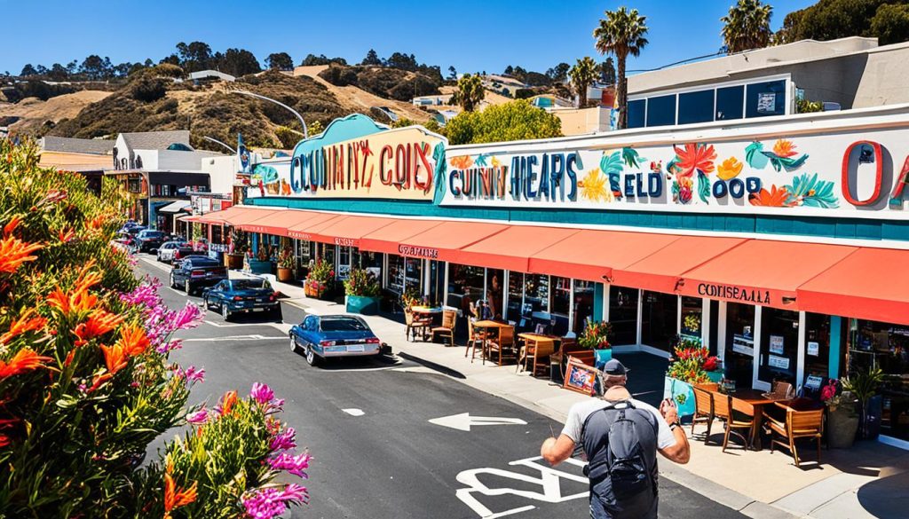 Highway 101 shopping and dining