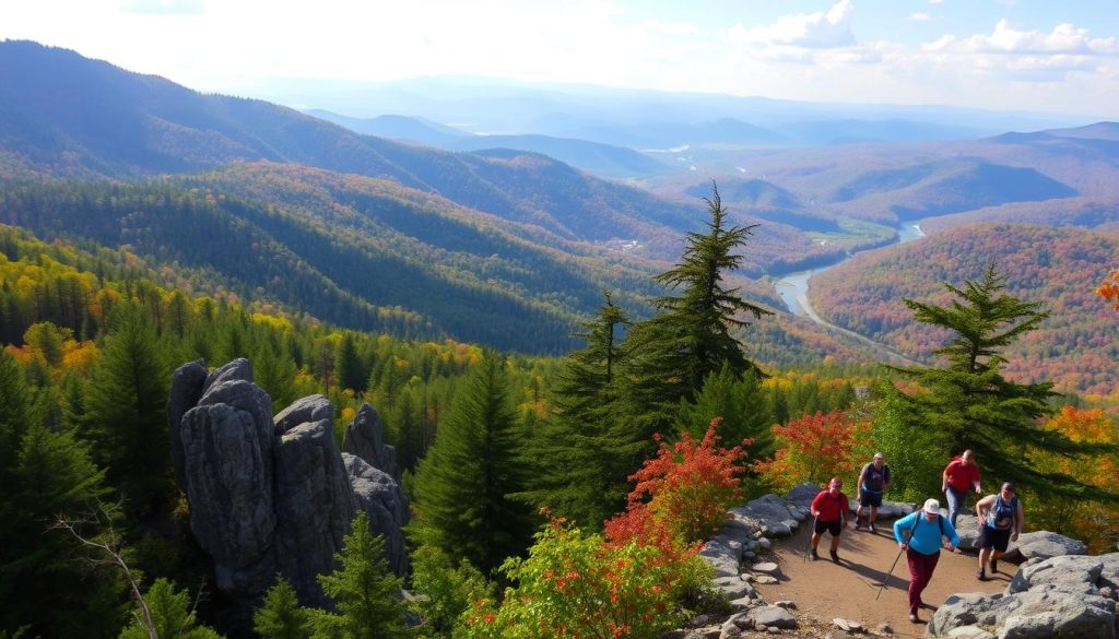 Hiking in Delaware Water Gap