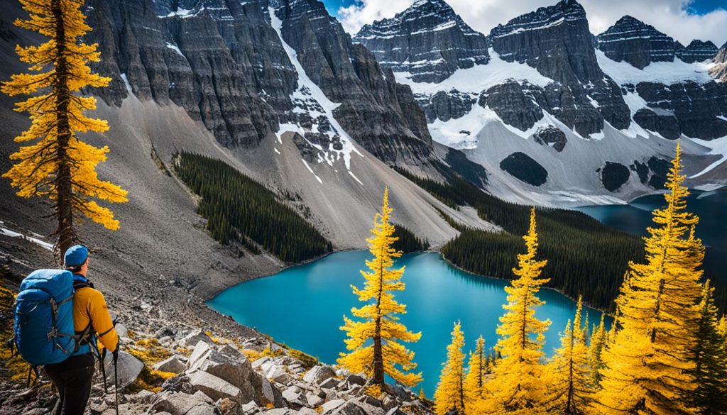 Hiking in Larch Valley