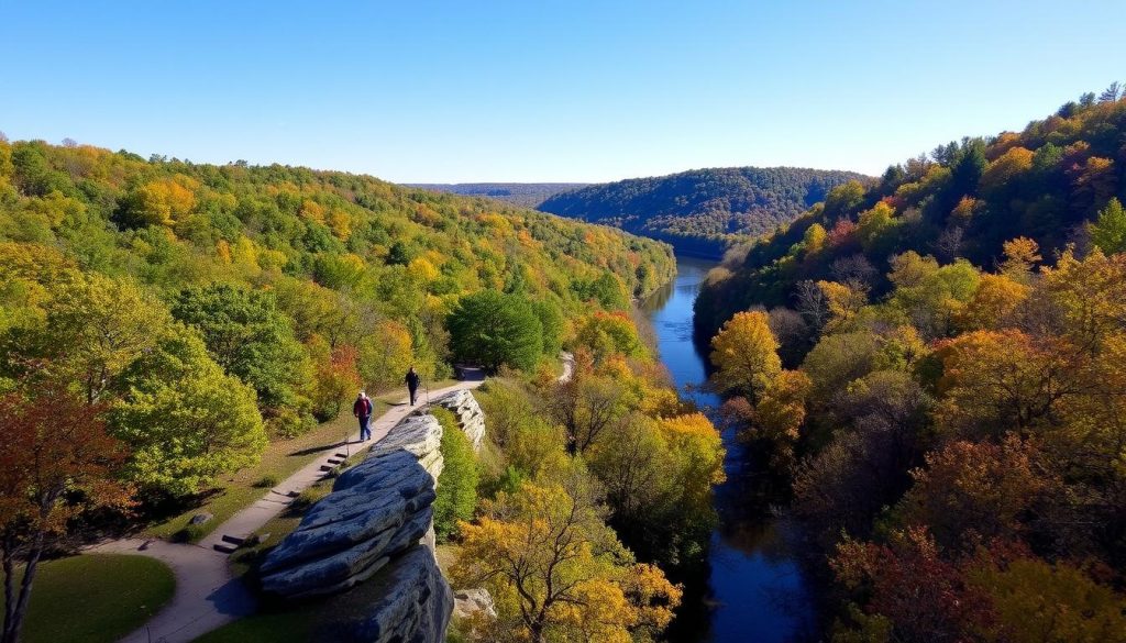 Hiking in Meramec State Park