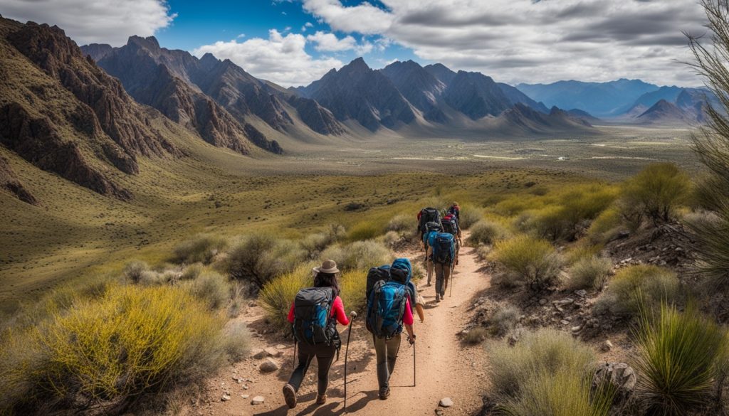 Hiking in Paradise Valley