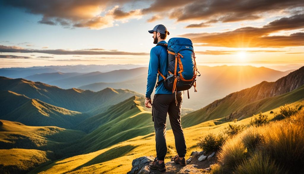 Hiking in the Andes