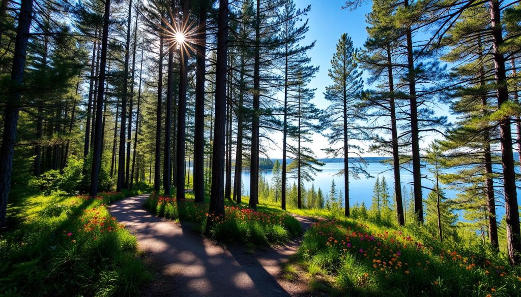 Hiking on the Gunflint Trail