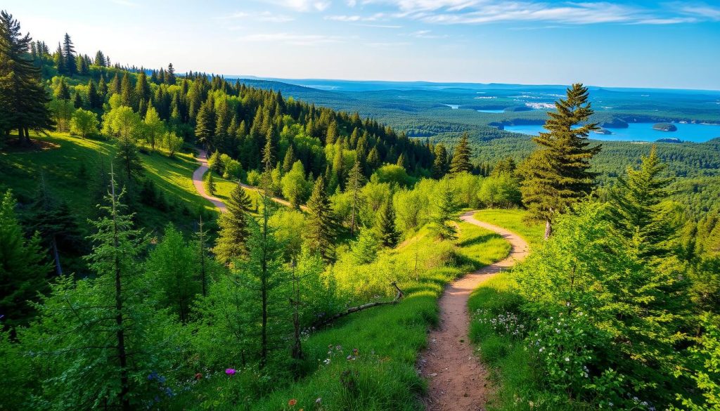 Hiking trails at Oologah Lake