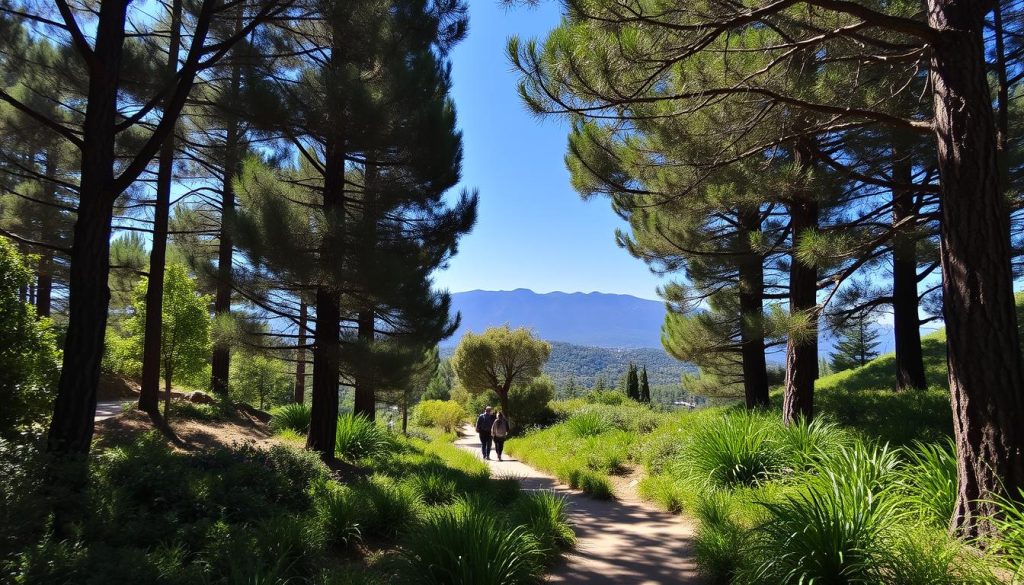 Hiking trails in Al Shouf Cedar Nature Reserve