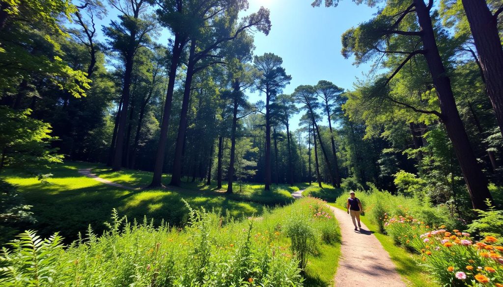 Hiking trails in Congaree National Park