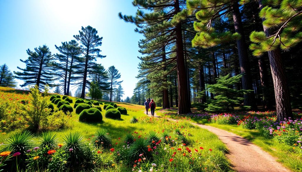 Hiking trails in Huntington Beach State Park