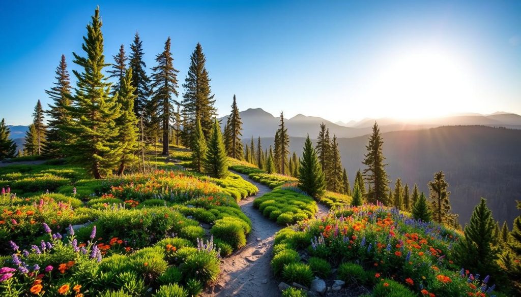 Hiking trails in West Yellowstone