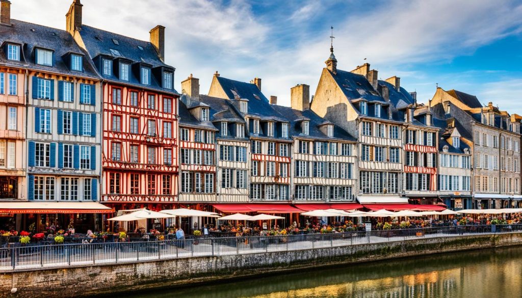 Historic architecture in Honfleur