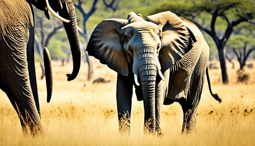 Hwange National Park Elephant Sighting