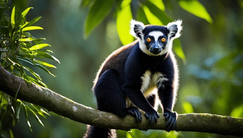 Indri lemur in Andasibe-Mantadia National Park