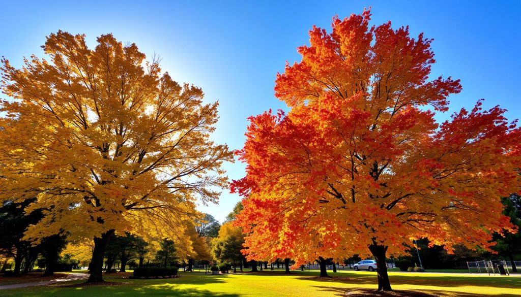 Irvine fall foliage