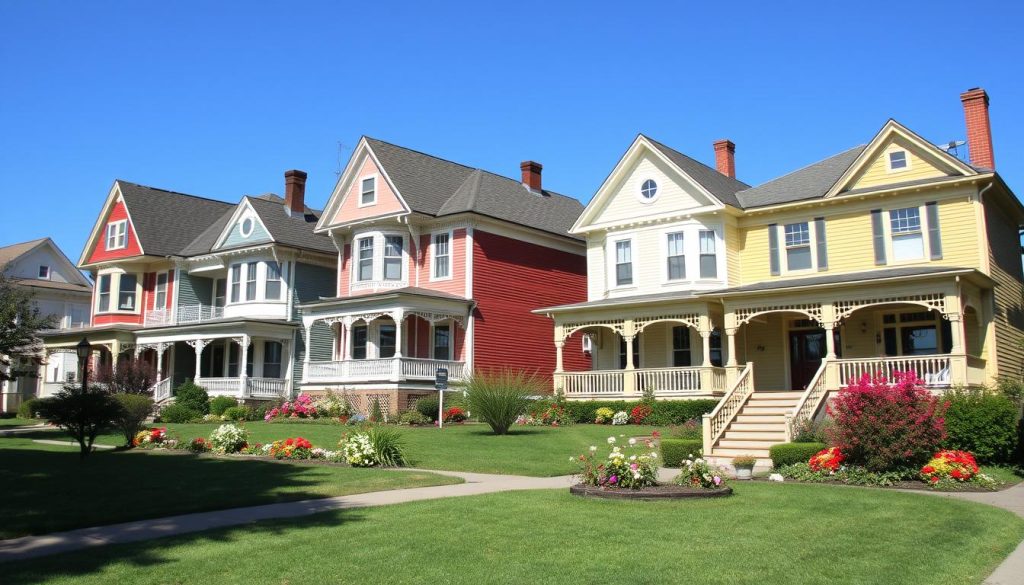 Julia-Ann Square historic homes