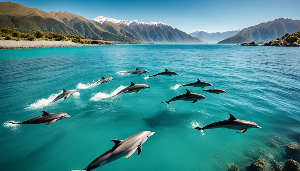 Kaikoura Dolphin Swimming