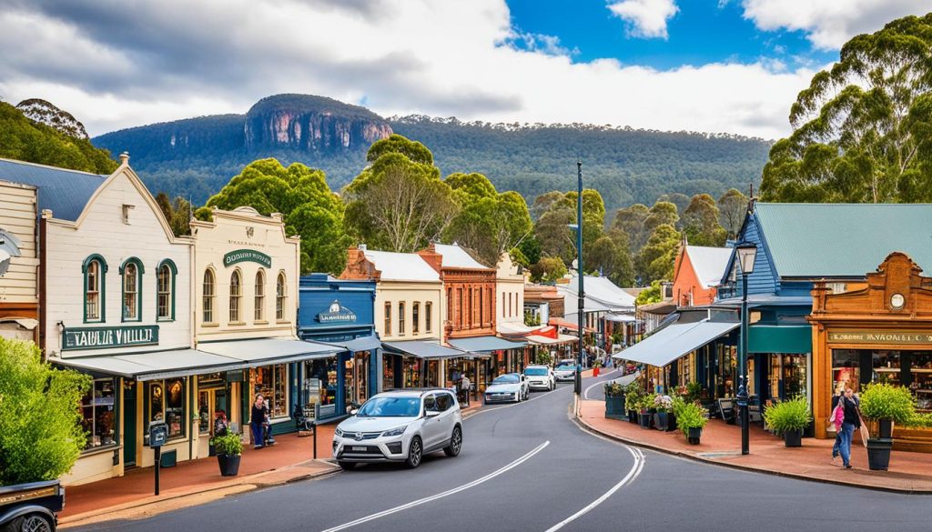 Kangaroo Valley main street