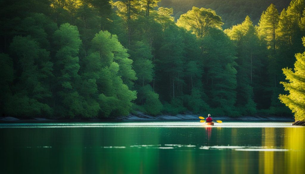 Kayaking in Delaware Seashore State Park