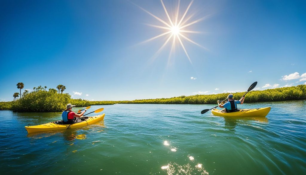 Kayaking in the Indian River Lagoon