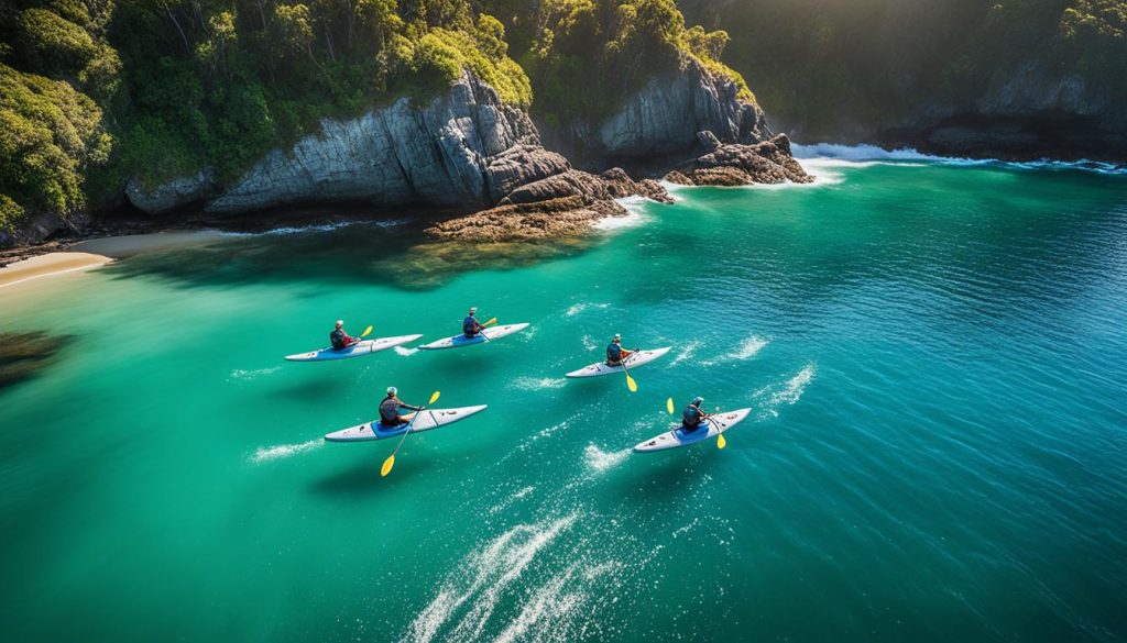 Kayaking with Dolphins