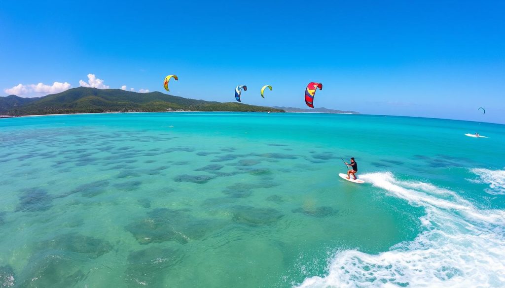 Kitesurfing