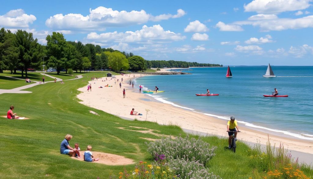 Lake Michigan Shoreline Activities