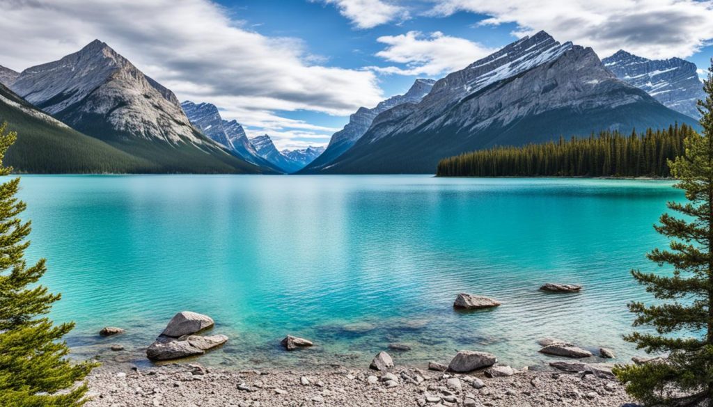 Lake Minnewanka scenic views