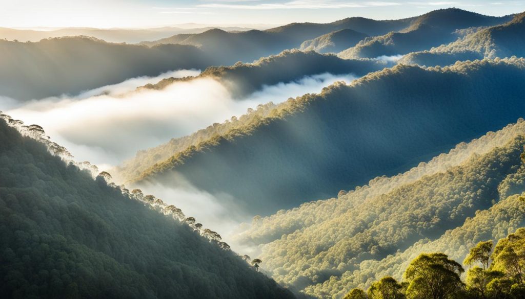 Lamington National Park scenic landscape