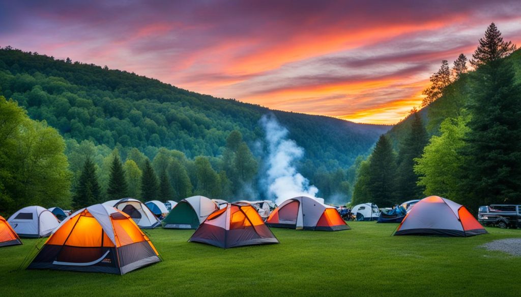 Letchworth State Park campground