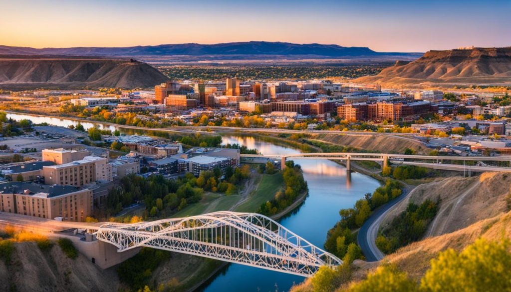 Lethbridge cityscape