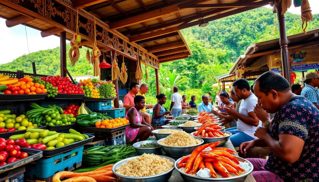 Local culture and cuisine in St. Lucia