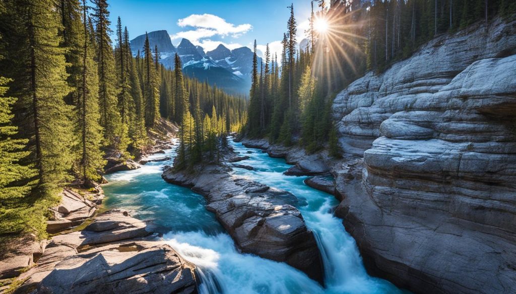 Maligne Canyon hiking trails