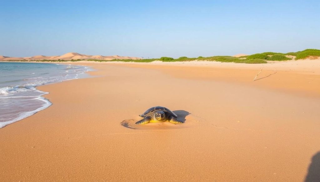 Masirah turtle nesting