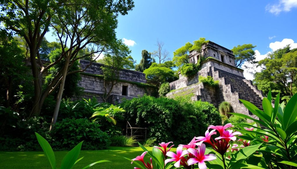 Mayan ruins in Bacalar