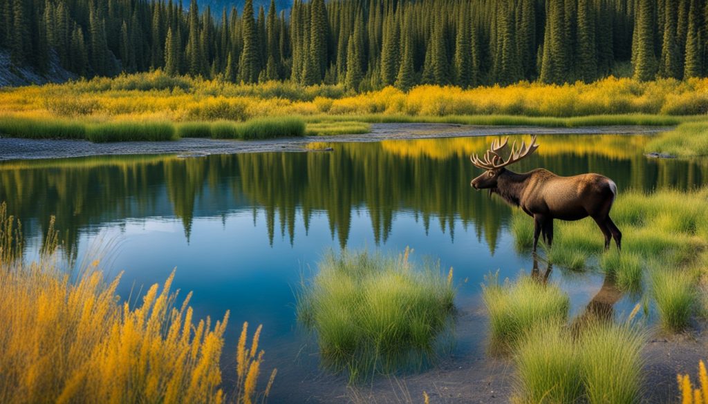 Medicine Lake wildlife viewing