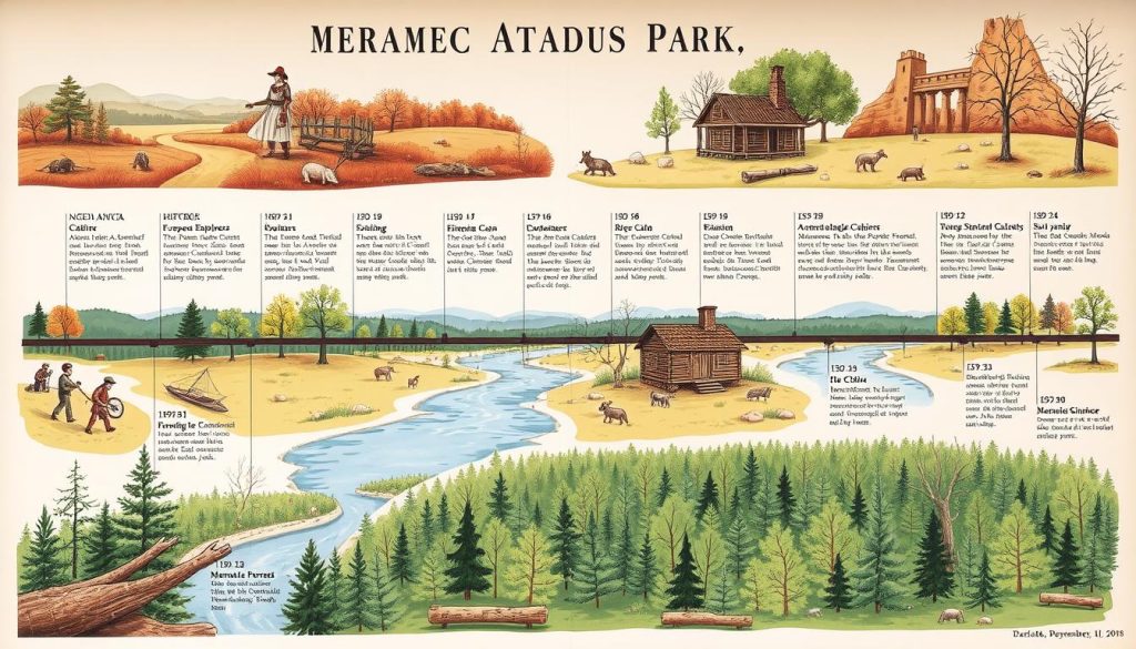 Meramec State Park history