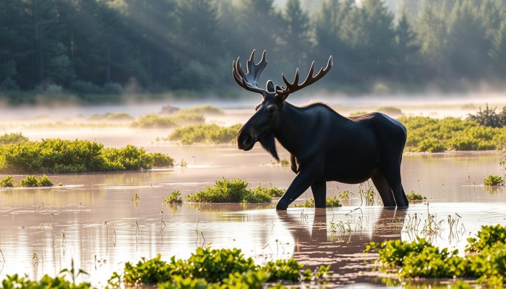 Moose in Lazy Tom's Bog