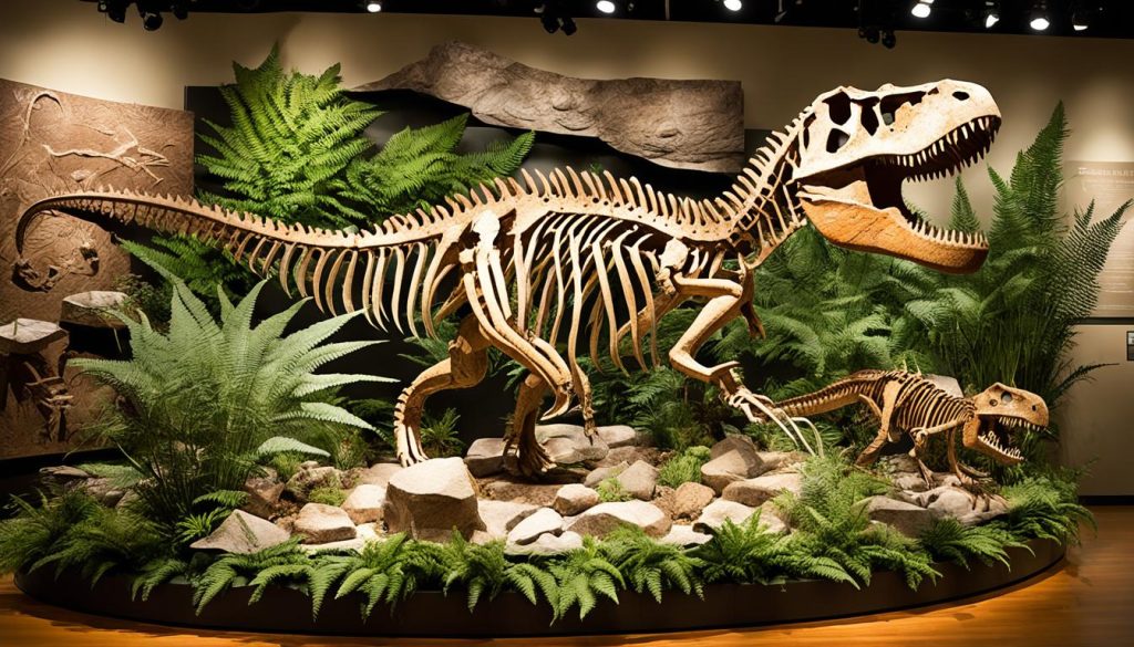 Museum of the Earth fossil displays