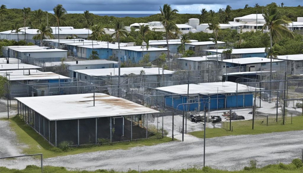 Nauru refugee center