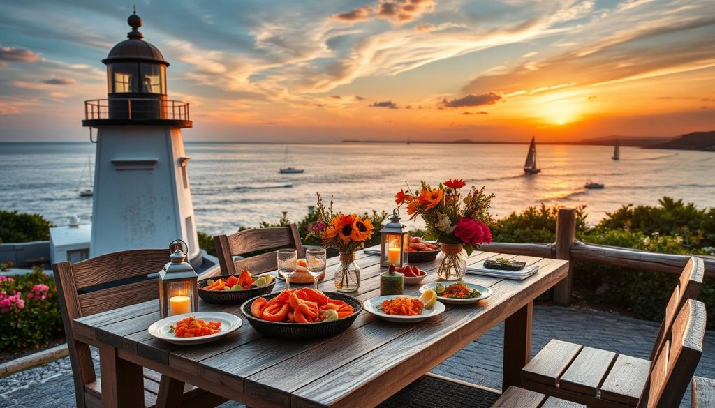 Newburyport lighthouse dining