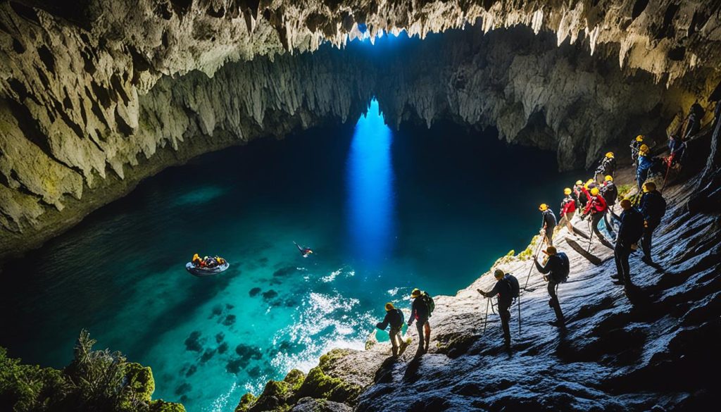 Niue caving