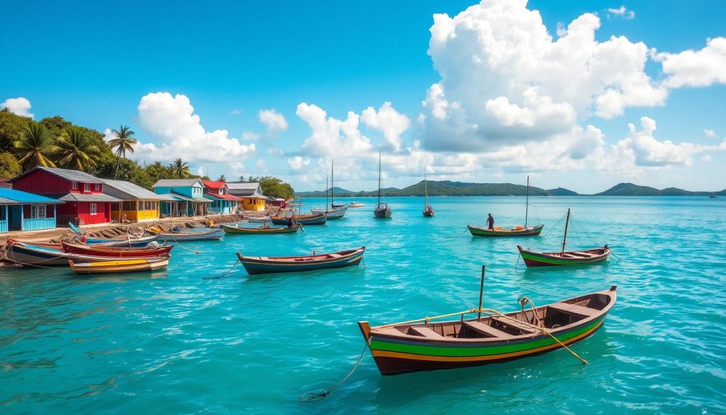 Petite Martinique fishing village