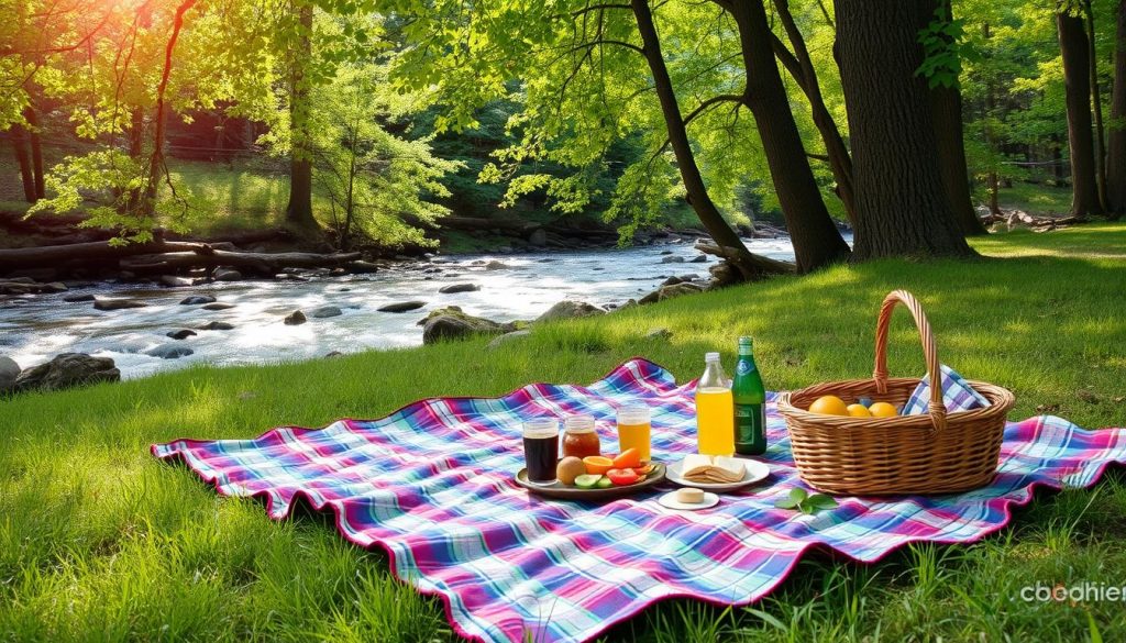 Picnicking at Roaring River State Park