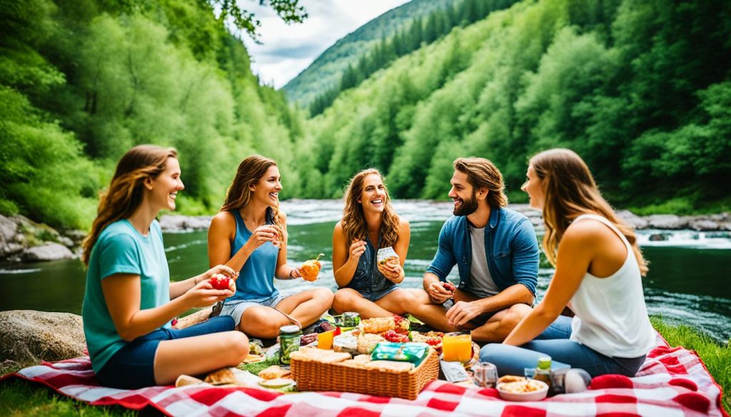 Picnicking at Tully Gorge National Park