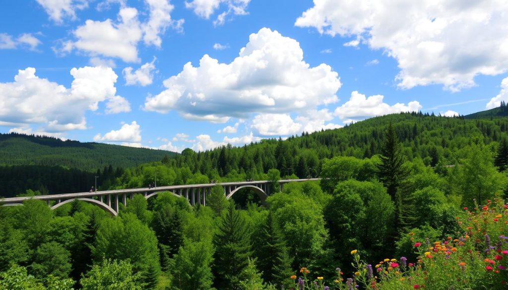 Pigtail Bridge on Iron Mountain Road