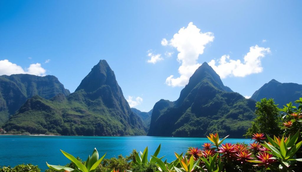 Pitons in St. Lucia